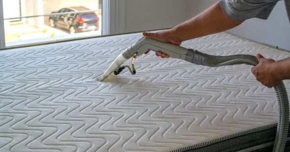 How do you clean pee out of a mattress?